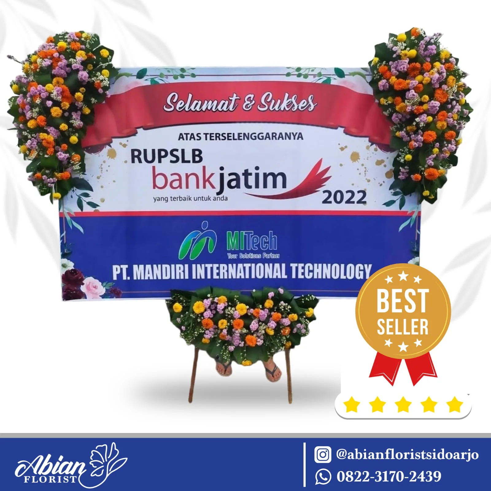 Papan bunga selamat sukses sidoarjo