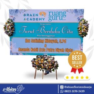 papan bunga duka cita Abian Florist Sidoarjo