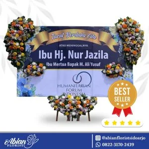 Papan Bunga Duka Cita Abian Florist Sidoarjo