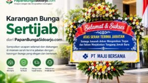 Karangan Bunga Sertijab Bisa Custom Sesuai Permintaan